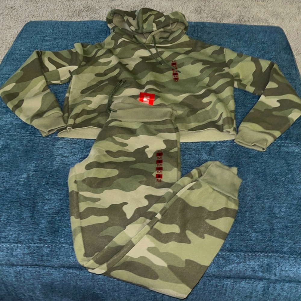 Camo Hoodie & Jogger Set